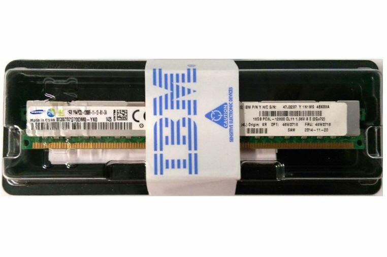 Оперативная память 46W0718 IBM 16GB (1X16GB) PC3-12800 RDIMM