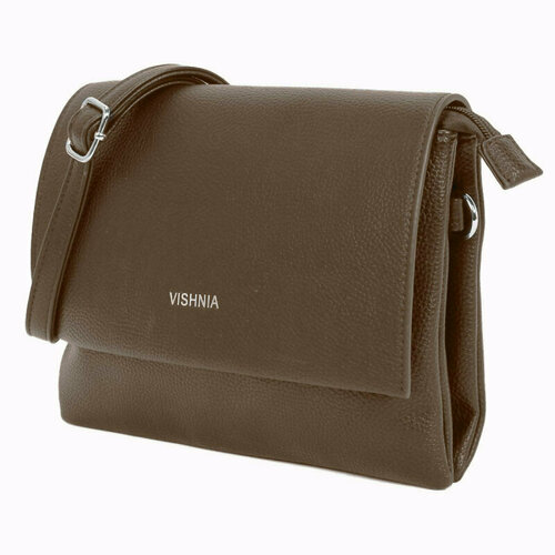Сумка VISHNIA, коричневый, бежевый