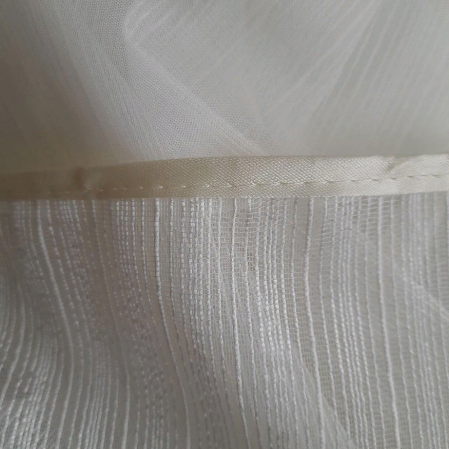 Тюль ИТлира вуаль для кухни комнаты в спальню гостиную белая 150*400 - фотография № 5