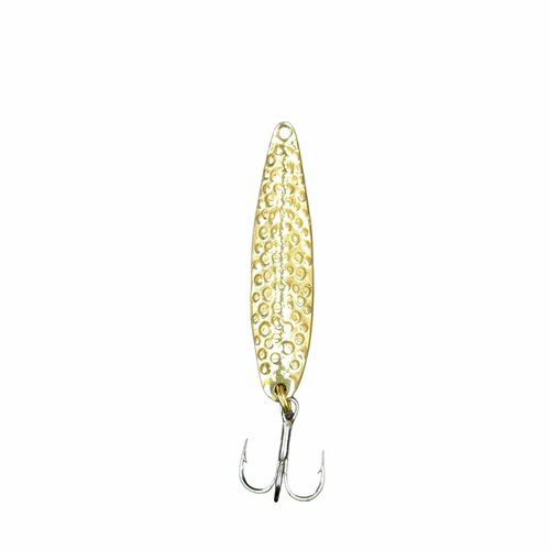 фото Блесна 'golden river' - шведский прыщ (swedish pimple) набивка, 14 грамм, 57 мм, золотой