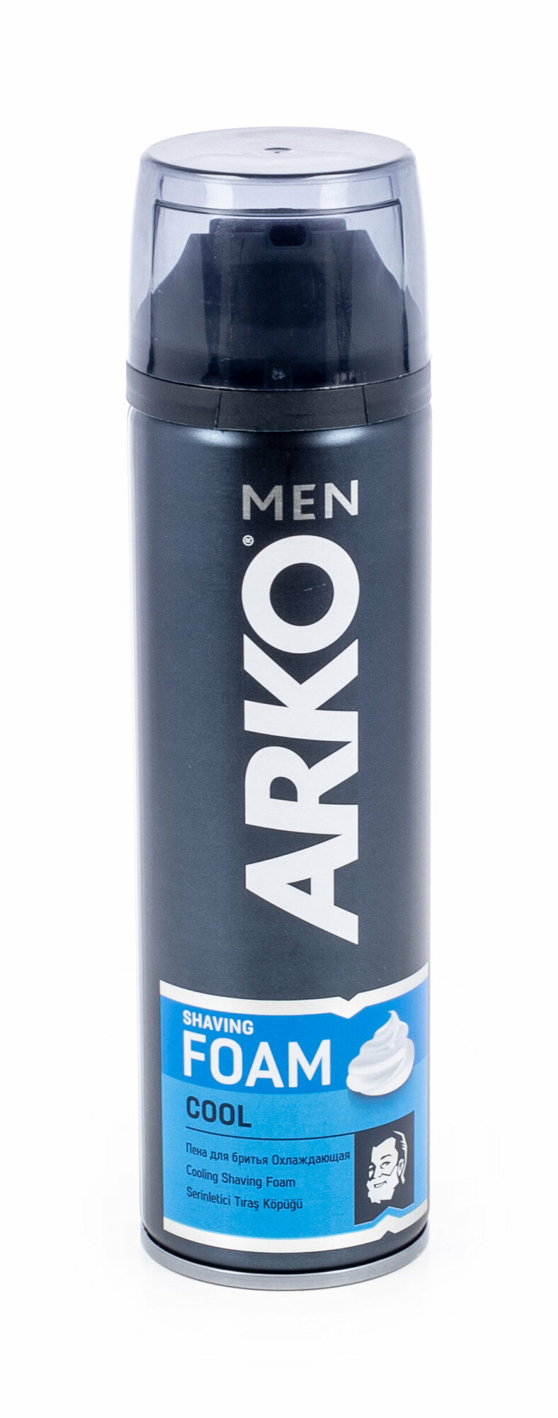 ARKO / арко Cool Пена для бритья для всех типов кожи с охлаждающим эффектом 200мл / уход за кожей лица для мужчин