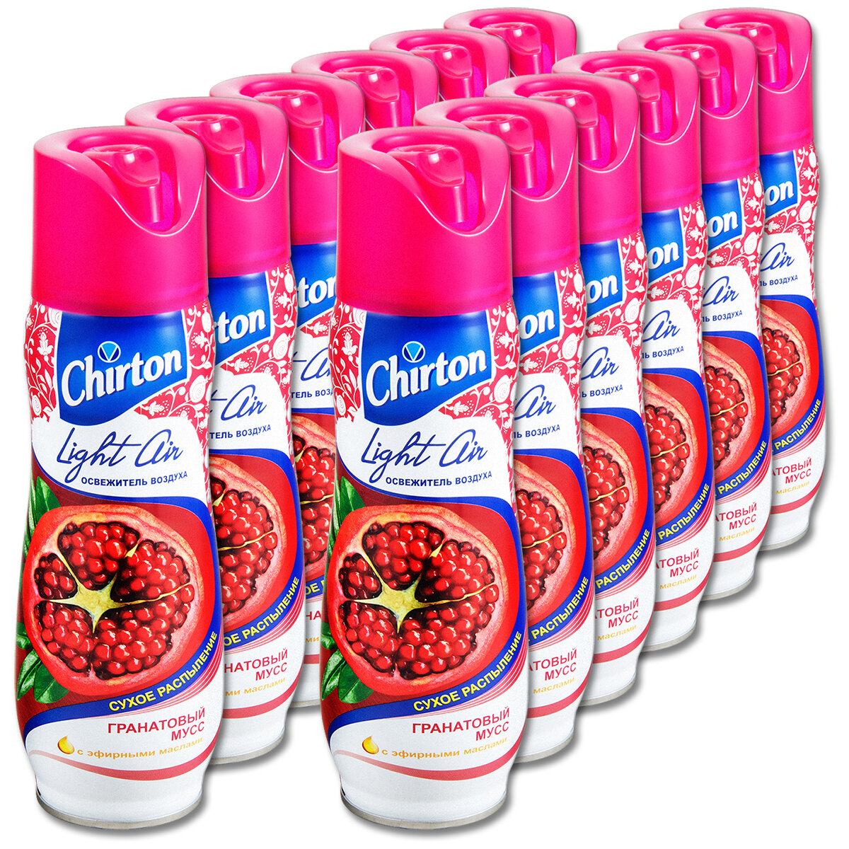 фото Chirton освежитель воздуха Light Air Гранатовый мусс, 300 мл