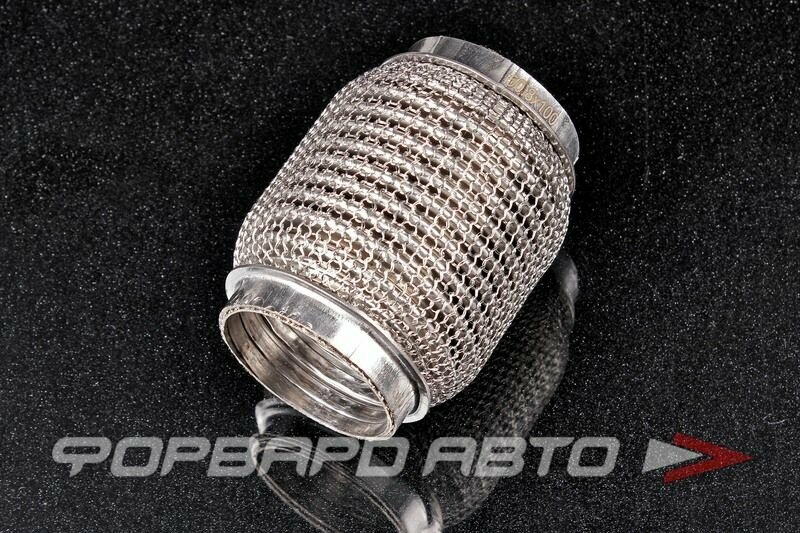 фото Гофра глушителя 50*100мм (трехслойная в сетке)