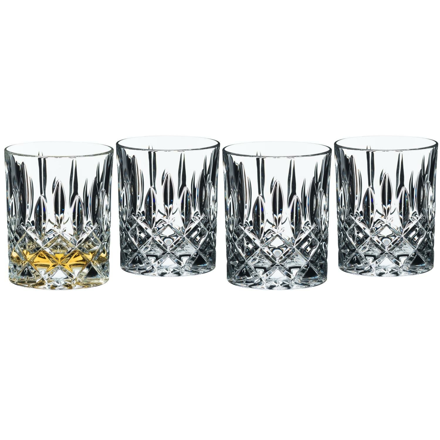 фото 4 стакана для виски RIEDEL Vivant Double Old Fashioned 295 мл (арт. 0484/05)