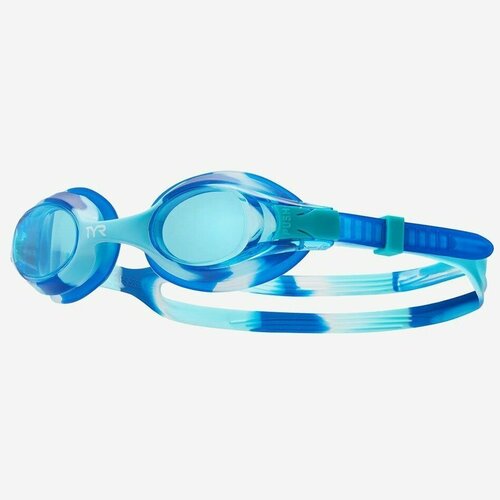 Очки для плавания детские TYR Swimple Tie Dye (420 Голубой, O/S)