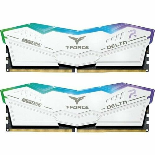 Модуль памяти DDR5 TEAMGROUP T-Force Delta RGB 32GB 2x16GB 6000MHz CL30 30-36-36-76 135V 2311100₽