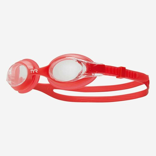 фото Tyr очки для плавания детские swimple прозрачные, красный