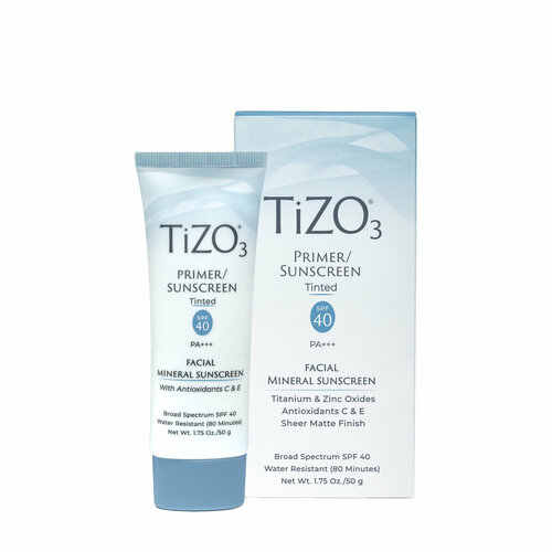 TIZO Тонирующий солнцезащитный крем-праймер для лица SPF40 Primer/Sunscreen Tinted 50 гр