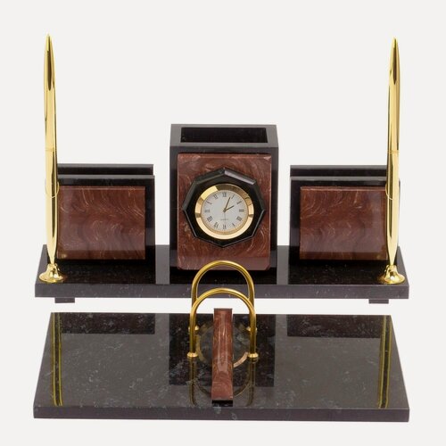 Изображение товара Настольный набор "Офисный" камень лемезит 126138