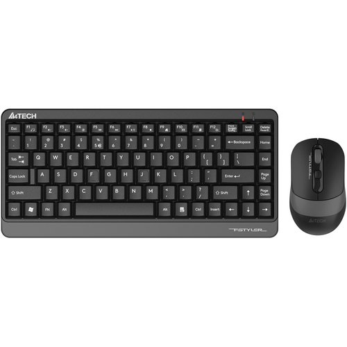 Клавиатура + мышь A4Tech Fstyler Black/Grey (FG1110) мышь беспроводная oklick gmng 980gmw чёрный usb радиоканал