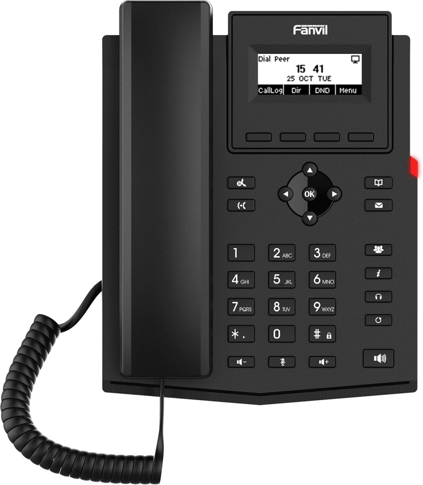 IP-телефон Fanvil X301, черный