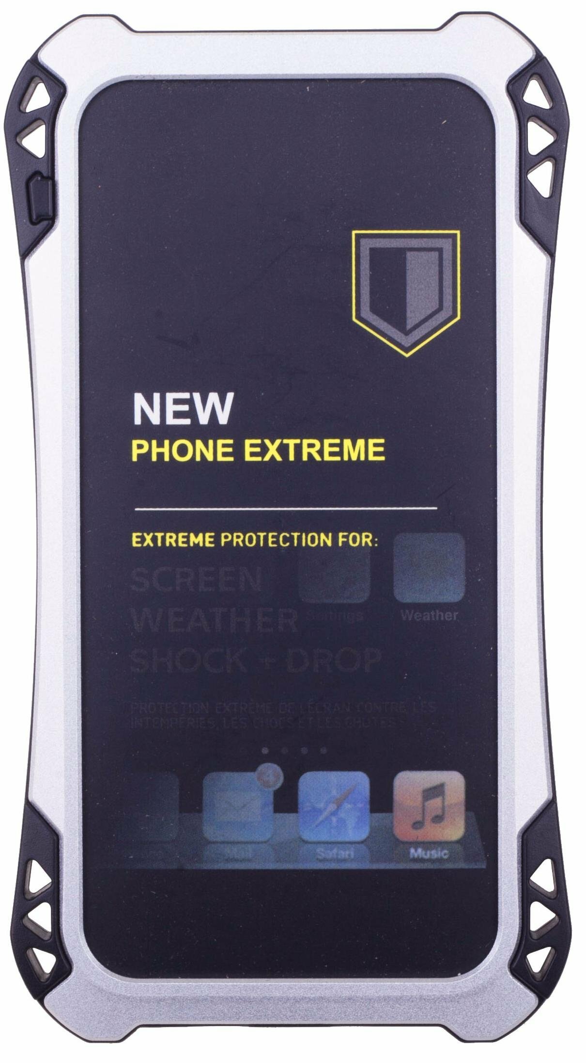 ClipCase Amira Phone Extreme для для Apple iPhone 6/6s черный, серебристый