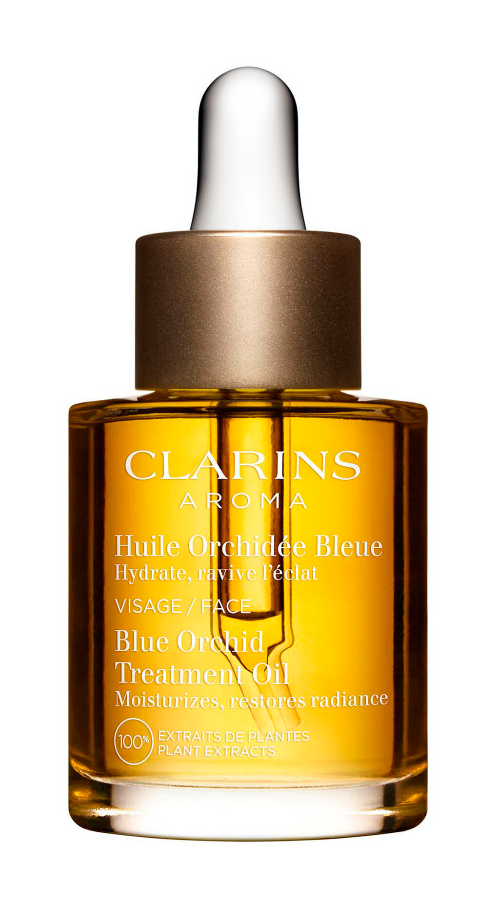 Масло для обезвоженной кожи лица Clarins Blue Orchid Face Treatment Oil 30 мл .