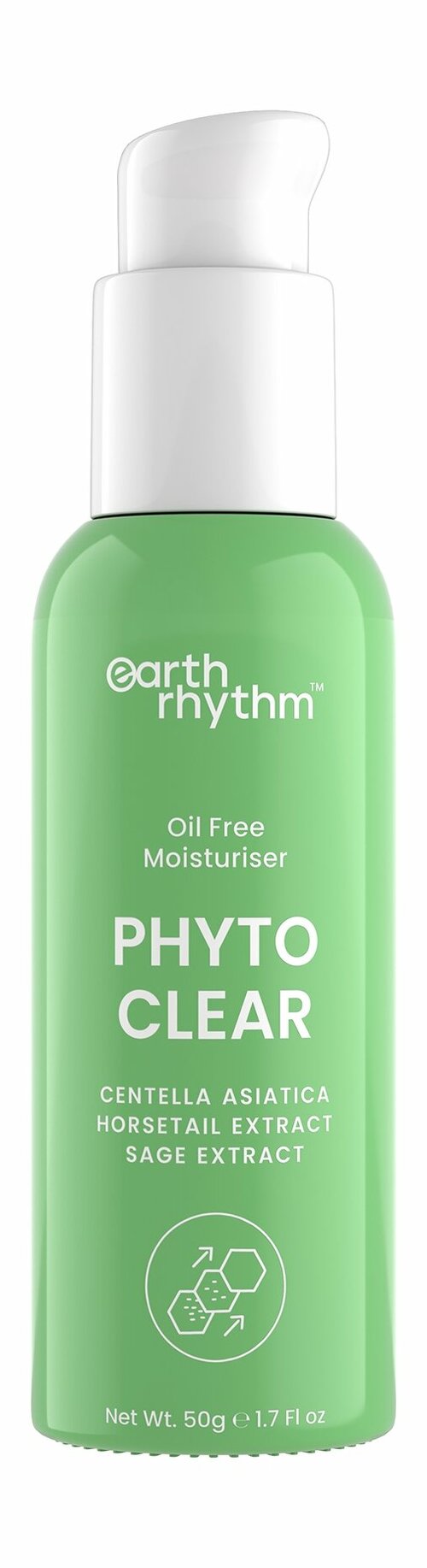 EARTH RHYTHM Phyto Clear Крем для лица с центеллой азиатской и шалфеем увлажняющий, 50 гр