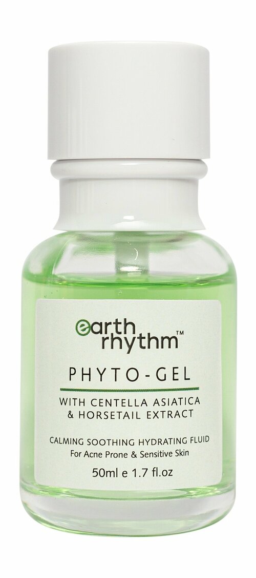 EARTH RHYTHM Phyto-Gel Гель для лица с центеллой азиатской и хвощом успокаивающий, 50 мл