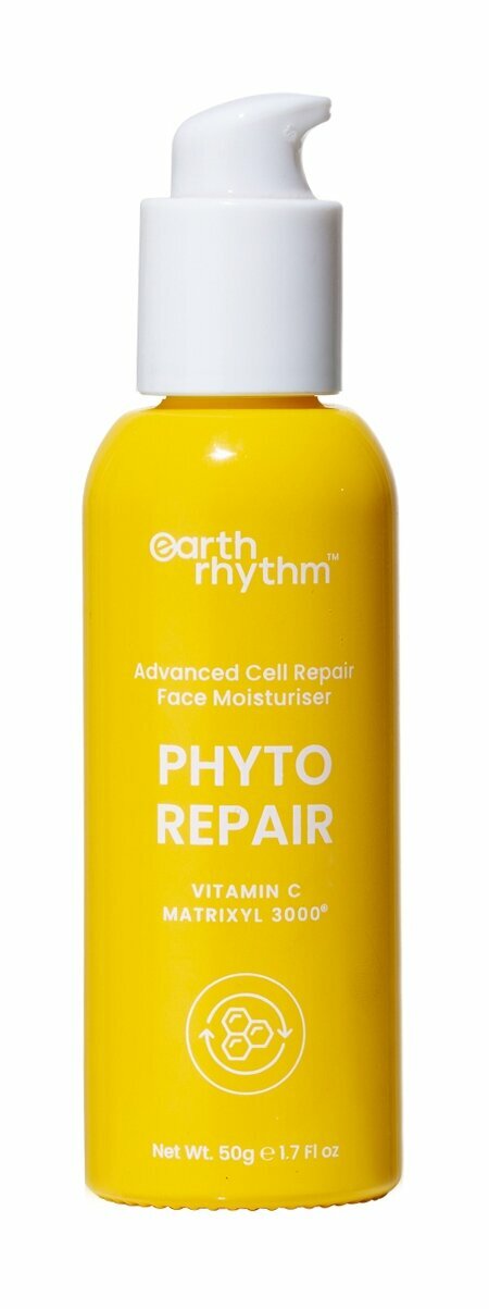 EARTH RHYTHM Phyto Repair Крем для лица для восстановления клеток с витамином С и Matrixyl 3000, 50 гр