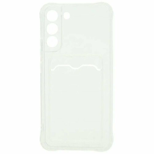 Чехол для Samsung Galaxy S23+ Zibelino Silicone Card Holder прозрачный