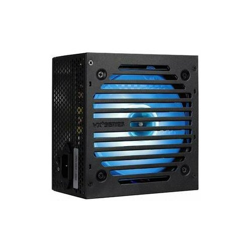 Блок питания Aerocool VX PLUS 500 RGB <500W, (20+4+4+4) pin, (6+2) pin, 3xSATA, 3xMolex, FDD, 12 см, подсветка, кабель питания, ATX> RTL