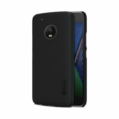 чехол hybrid armor для motorola moto g5 plus черный фиолетовый Пластиковый чехол для Motorola Moto G5 Plus черный (Nillkin)