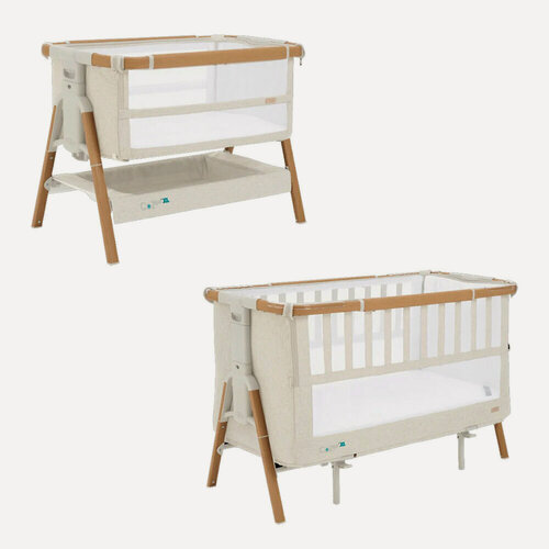 Изображение товара Детская кроватка Tutti Bambini CoZee XL, цвет Ecru / Scandinavian Walnut (Бежевый / Скандинавский орех)