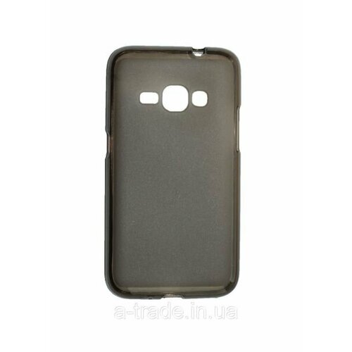 Накладка силикон Samsung J120 Galaxy J1 (2016) прозрачная черная чехол книжка fashion case для samsung galaxy j1 2016 j120 красный