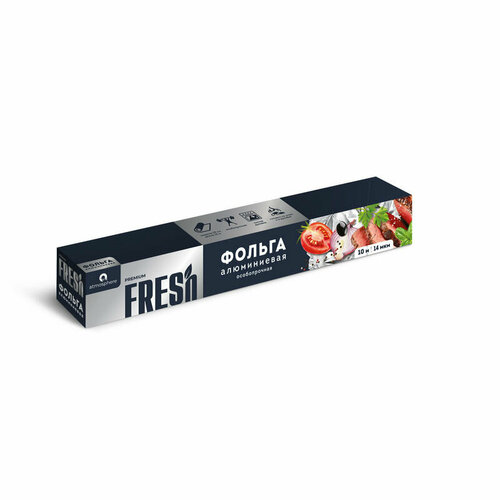 Фольга алюминиевая fresh 29смх10м 14мКм 598₽