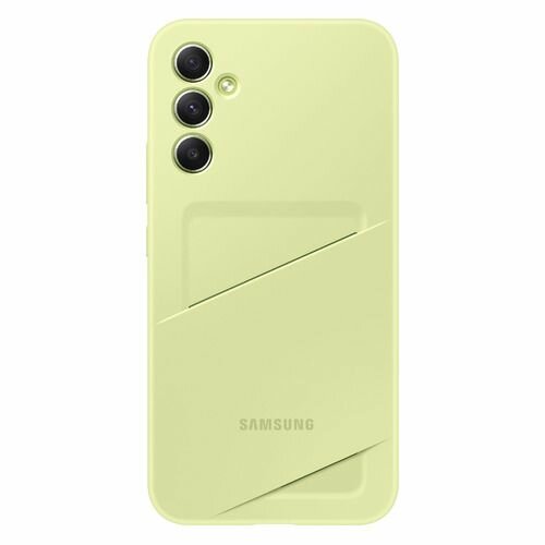 Чехол (клип-кейс) Samsung Card Slot Сase A34 для Samsung Galaxy A34 лайм [ef-oa346tgegru]