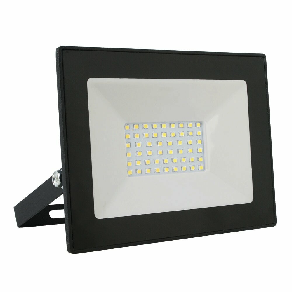 Прожектор светодиодный 50 Вт, металл, 230В,6500К LFL-5001 LED SMD черный