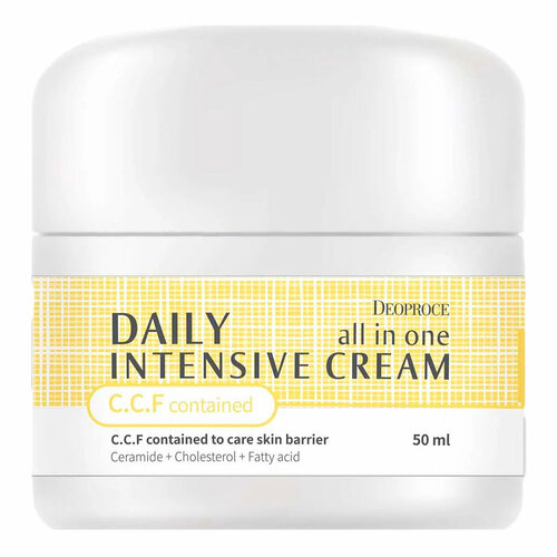 Интенсивный увлажняющий крем для лица и тела Deoproce Daily Intensive Cream All In One крем для лица deoproce synake intensive wrinkle care cream 100 гр