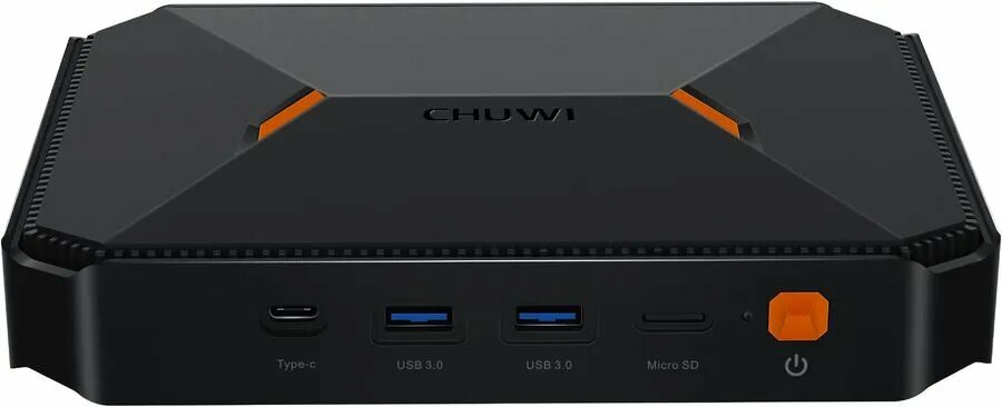 Компьютер Chuwi CWI527H N100/8GB/256GB SSD/UHD Graphics 600/BT/WiFi/Win11Home/black - фото №1