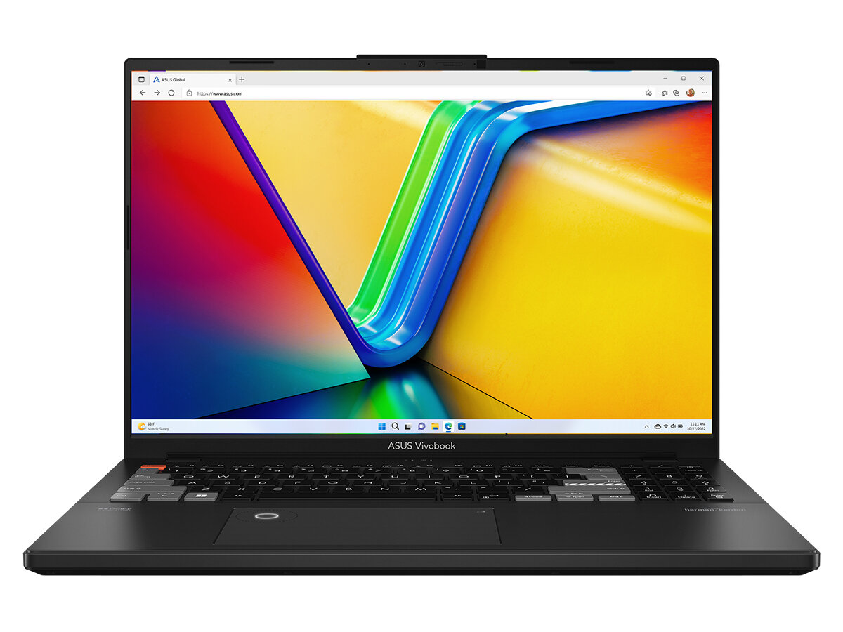 Ноутбук ASUS VivoBook Pro 16X OLED K6604JV-MX198 90NB1102-M009A0 (16", Core i7 13700HX, 16 ГБ/ SSD 1024 ГБ, GeForce® RTX 4060 для ноутбуков) Черный