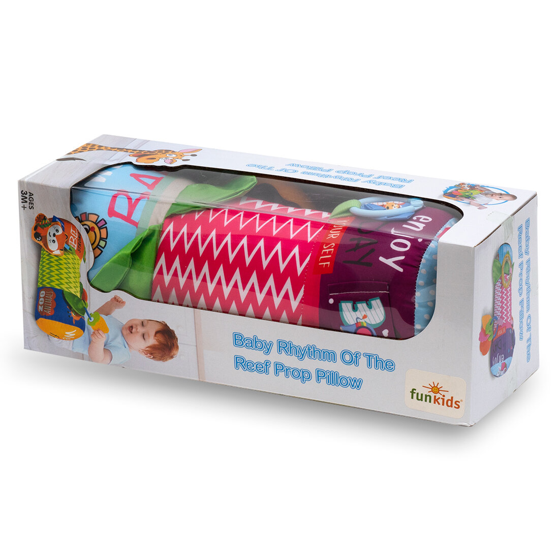 Подушка-валик Funkids с игрушками для новорожденных "Reef Prop Pillow", CC9970-2
