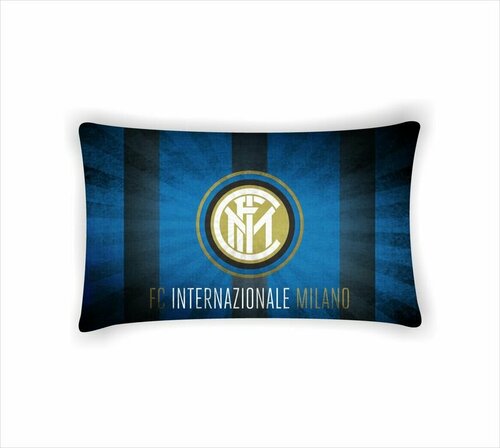 Подушка горизонтальная Интер, FC Inter №1, Картинка с одной стороны