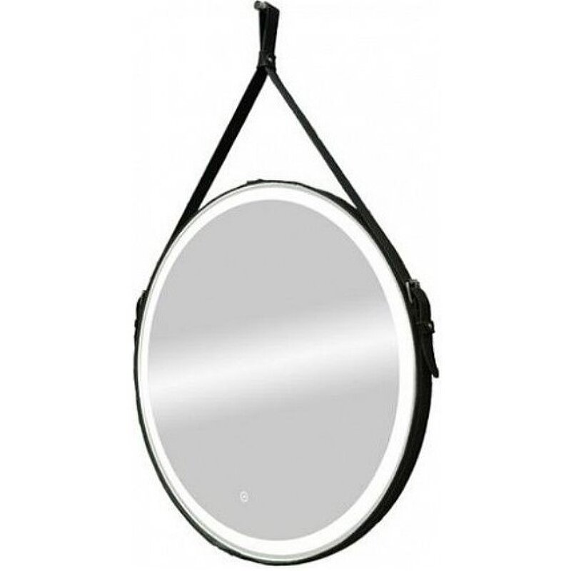 фото Зеркало Континент Millenium D 650 ЗЛП969 с подсветкой Черное с сенсорным выключателем