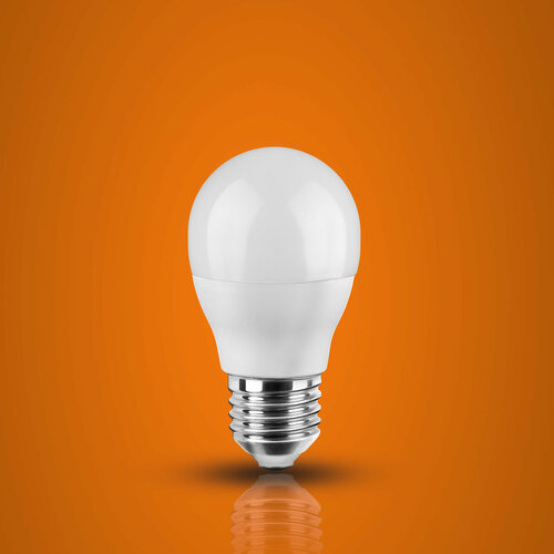 Лампа LED 8Вт G45 Е27 6000К шар, тм iSvet G45-102-1-6-2, цена за 1 штуку