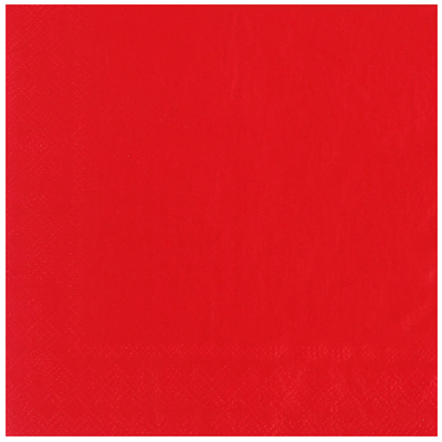 фото Салфетка красная 33см 12шт/G