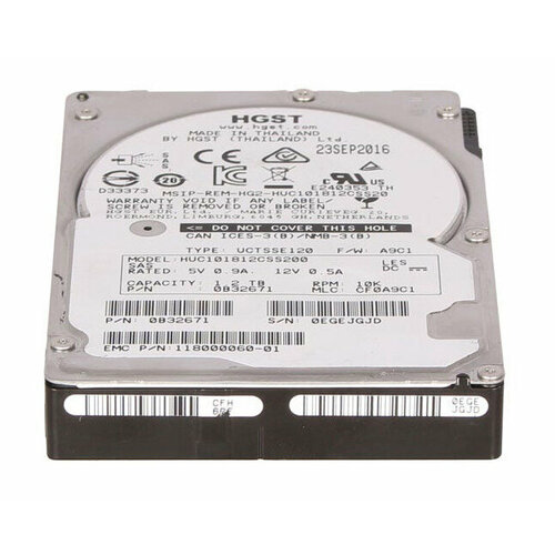 Жесткие диски Hitachi Жесткий диск 0B27977 HGST Ultrastar 512E 1.2TB SAS 12G