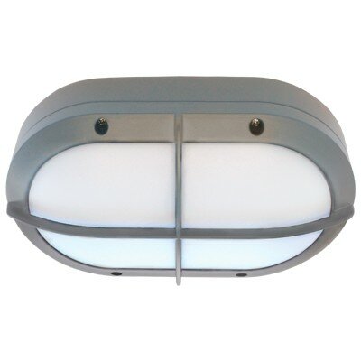 фото Светильник накладной Ecola GX53 LED B4148S IP65 матовый Овал с решеткой алюмин. 2*GX53 Серый 215x135x65 FS53LSECS