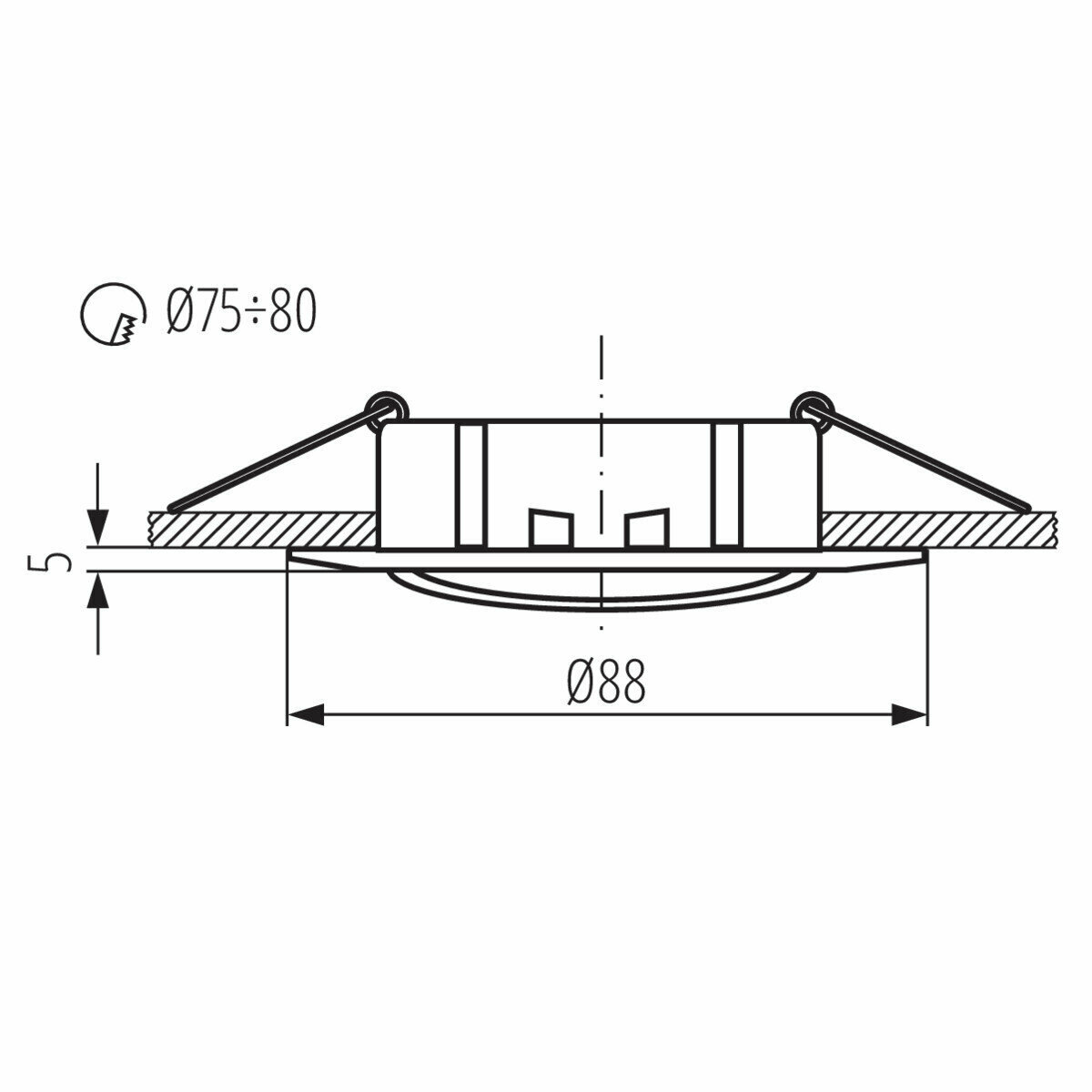 Встраиваемый Kanlux Luto CTX-DT02B-C/M 2593 - фото №3