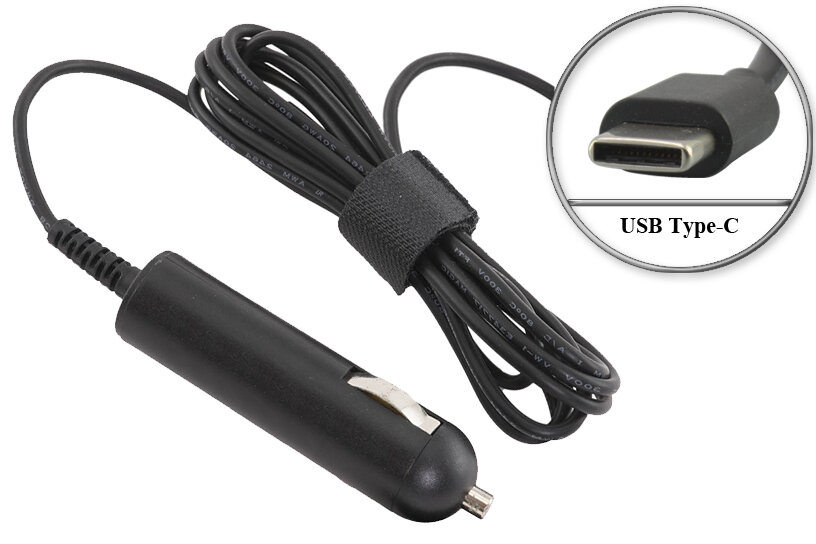 Адаптер (блок) питания 12V 2A USB Type-C отд. шнур автомобильный зарядное устройство для ноутбука Chuwi