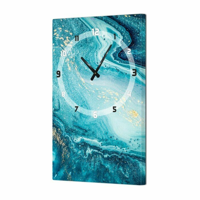 Часы-картина настенные, серия: Интерьер, "Море", плавный ход, 35 х 60 см 9766555