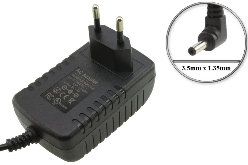 Адаптер питания сетевой 5.0V, 2.00A, 3.5x1.35 (AC050200W35), для SmartPeak PinePOS P1000