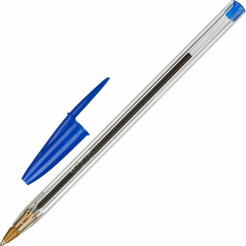 Ручка Ручка шариковая BIC Cristal синий 0,32 мм Франция - 5 шт