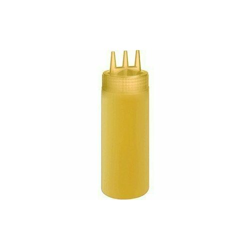 Емкость для соусов с тремя носиками 690мл D=7см желтый TouchLife, 214080