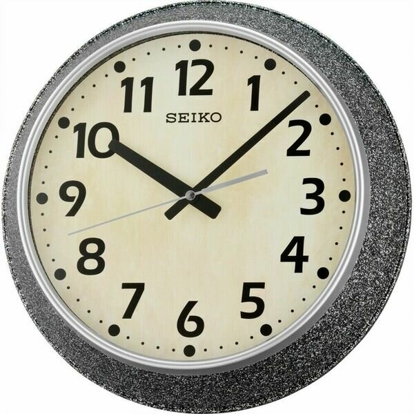Настенные часы QXA615B с чёрным циферблатом Seiko QXA770J