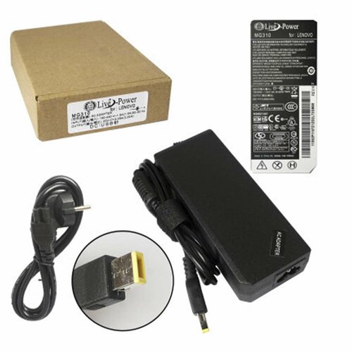 Блок питания для Ноутбука Live-Power MG309 для LENOVO 20V/3.25A 8.0 (прямой-штекер) адаптер питания live power для ноутбука hp 19 5v 4 62a 4 5 3 0mm mg316 угловой штекер