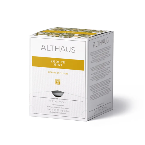 Чайный напиток Althaus Smooth Mint 1,75гр, коробка 15 пак.