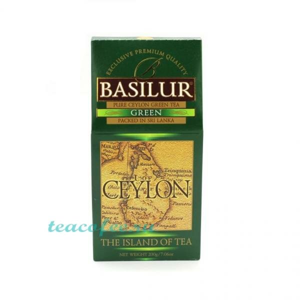 Чай Basilur Green Island of Tea Ceylon Green  среднелистовой  200г