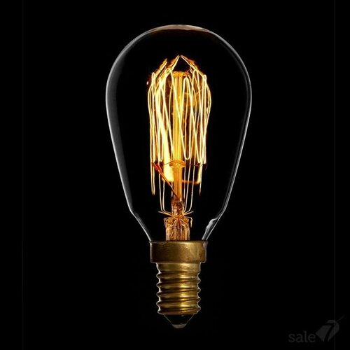 Лампа (лампочка) накаливания Эдисона Danlamp, E14, 25 Вт, теплый белый