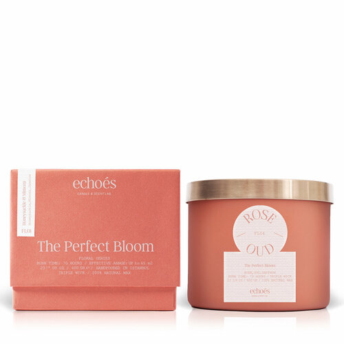 ROSE & OUD Большая свеча в стекле, ECHOES